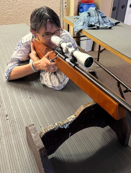 Julia Laras beim Schiessen